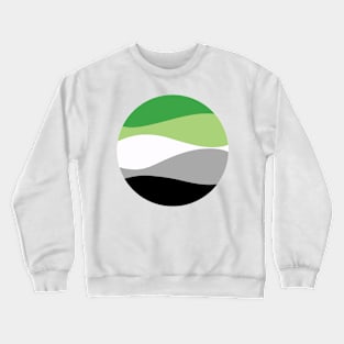 Aromantic Waves Circle Crewneck Sweatshirt